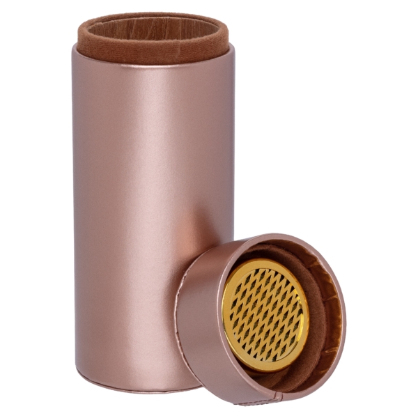 Leather Humidor Tube Brown