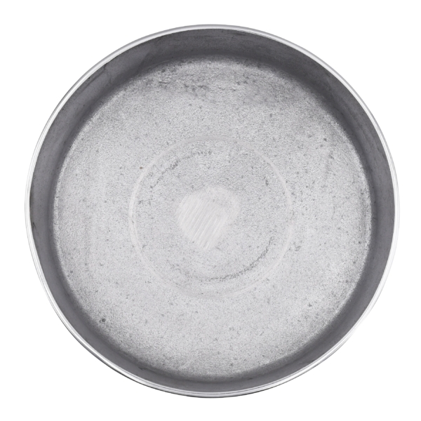 Polished Metal Round Cigar Ashtray
