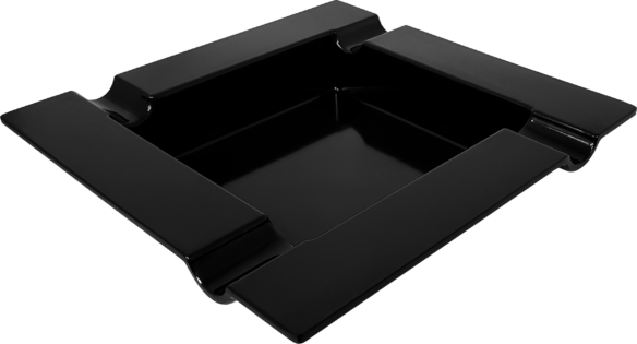 Melamine Cigar Ashtray Black