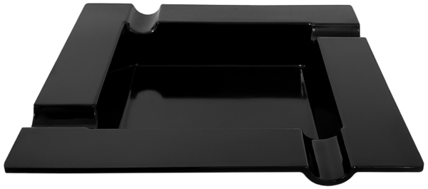 Melamine Cigar Ashtray Black
