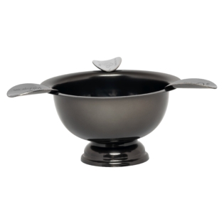 Personal Stinky Cigar Ashtray Black Nickel Plated