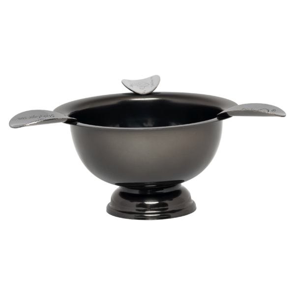 Personal Stinky Cigar Ashtray Black Nickel Plated