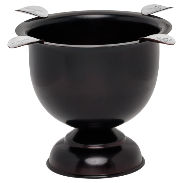 Tall Ashtray Antique Cherry Black