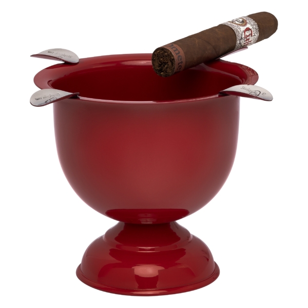 Tall Ashtray Red