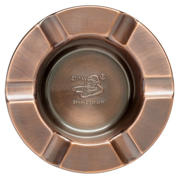 Stinky Cigar One Piece Ashtray Brushed Bronze