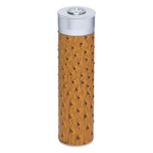 Ostrich Cigar Tube with Hygrometer