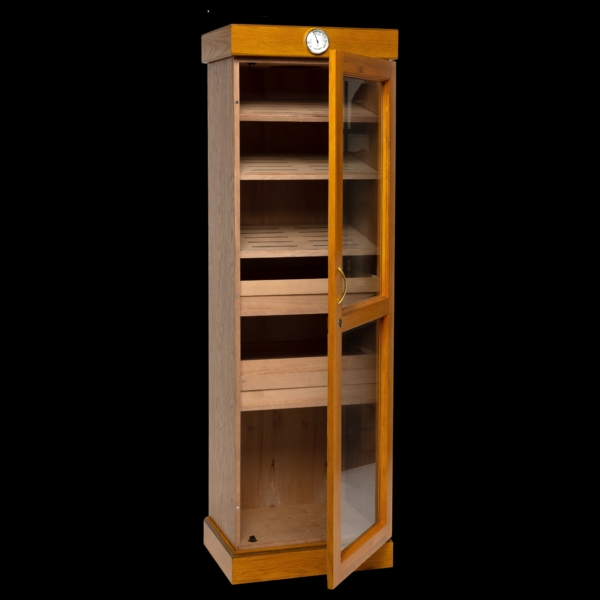 Cigar Tower Shelf Unit Oak