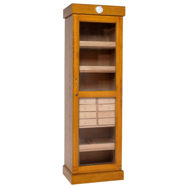 Cigar Tower Drawer Unit Oak