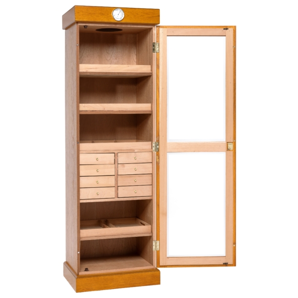Cigar Tower Drawer Unit Oak