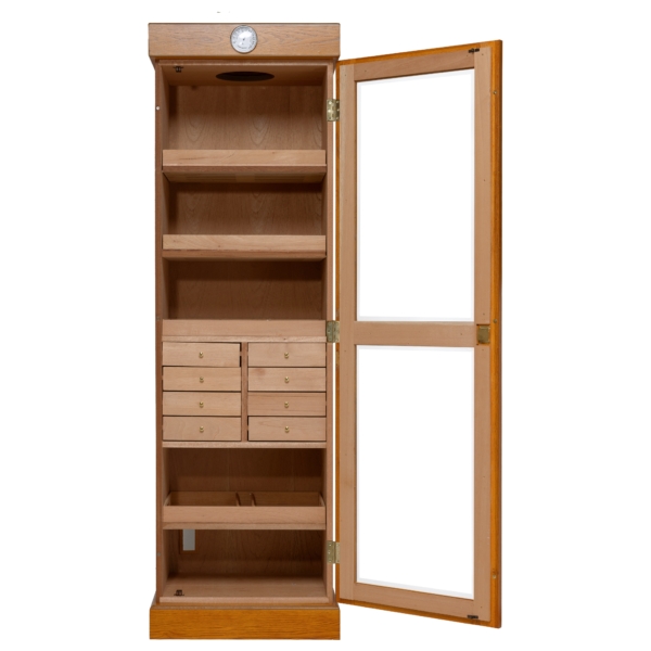 Cigar Tower Drawer Unit Oak