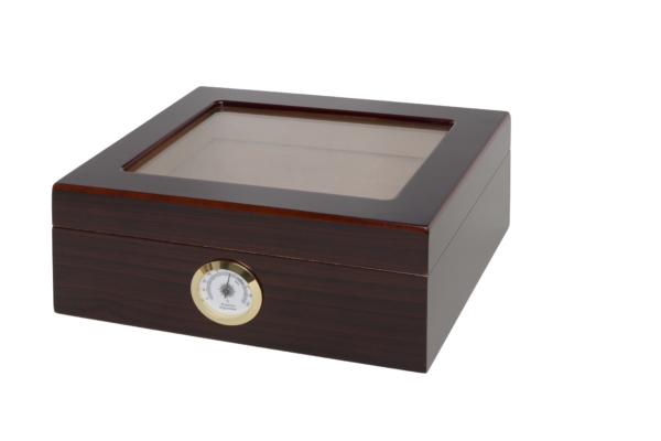 Capri Mahogany Glasstop Dark Mahogany