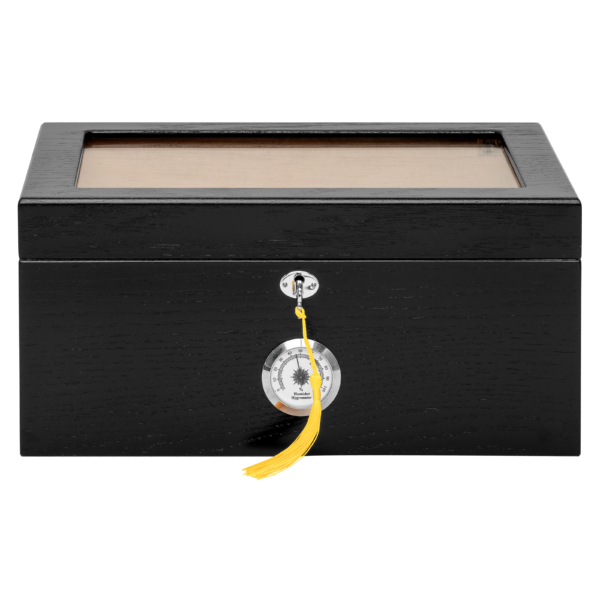 Milano Glass Top Black Oak