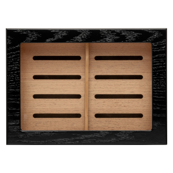 Milano Glass Top Black Oak