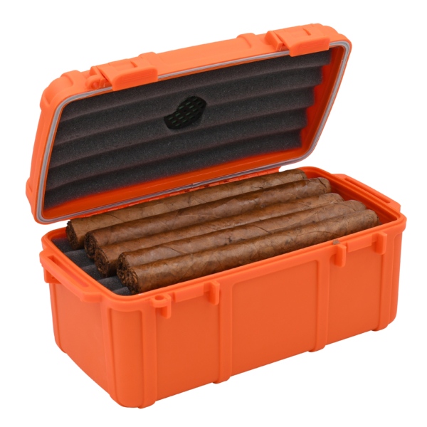Cigar Caddy Orange