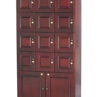Cigar Locker Humidor Dark Mahogany