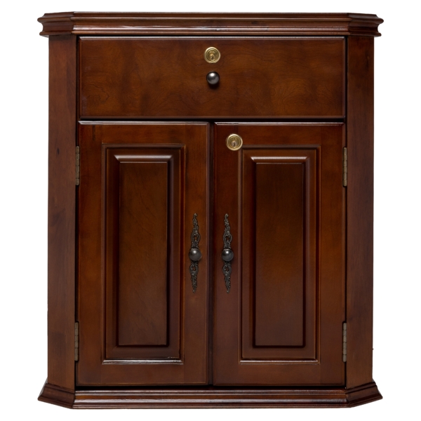 Montegue Humidor Antique Distressed French Walnut