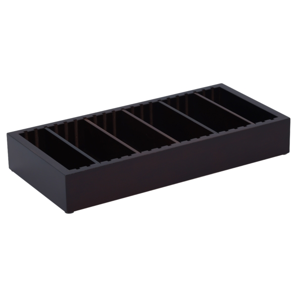 Space Saver Adjustable Cigar Tray Mahogany