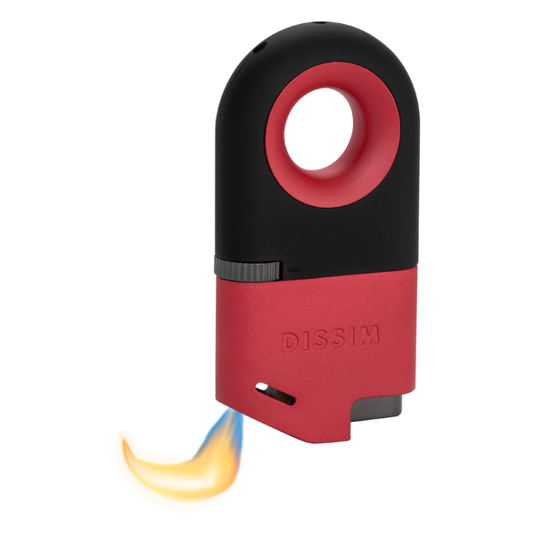 Dissim Inverted Soft Flame Lighter Red