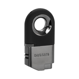 Dissim Inverted Dual Torch Lighter Black