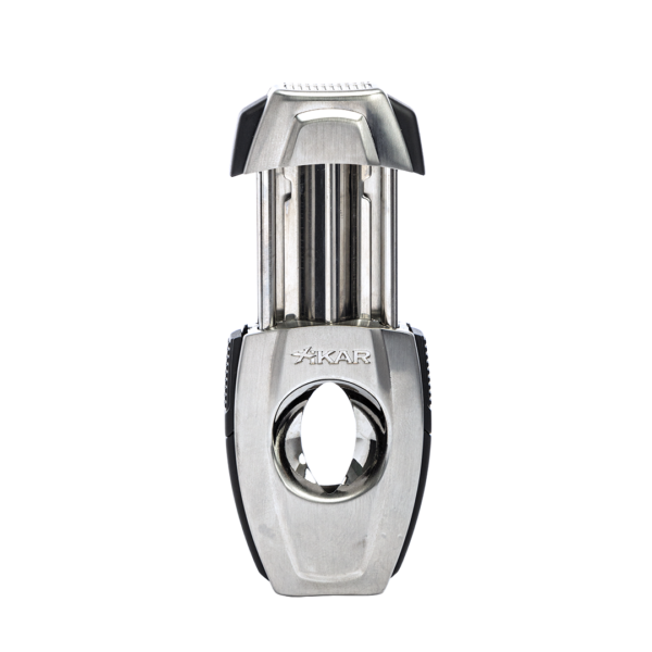 XIKAR Flip Dual Cutter Brushed Chrome