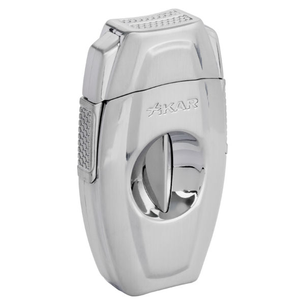 XIKAR VX2 V-Cut Cutter Brushed Chrome