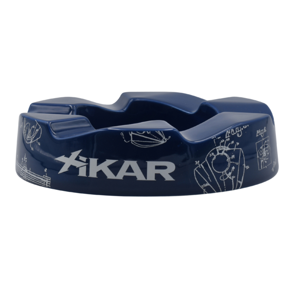 Xikar Wave Ceramic Ashtray Blue